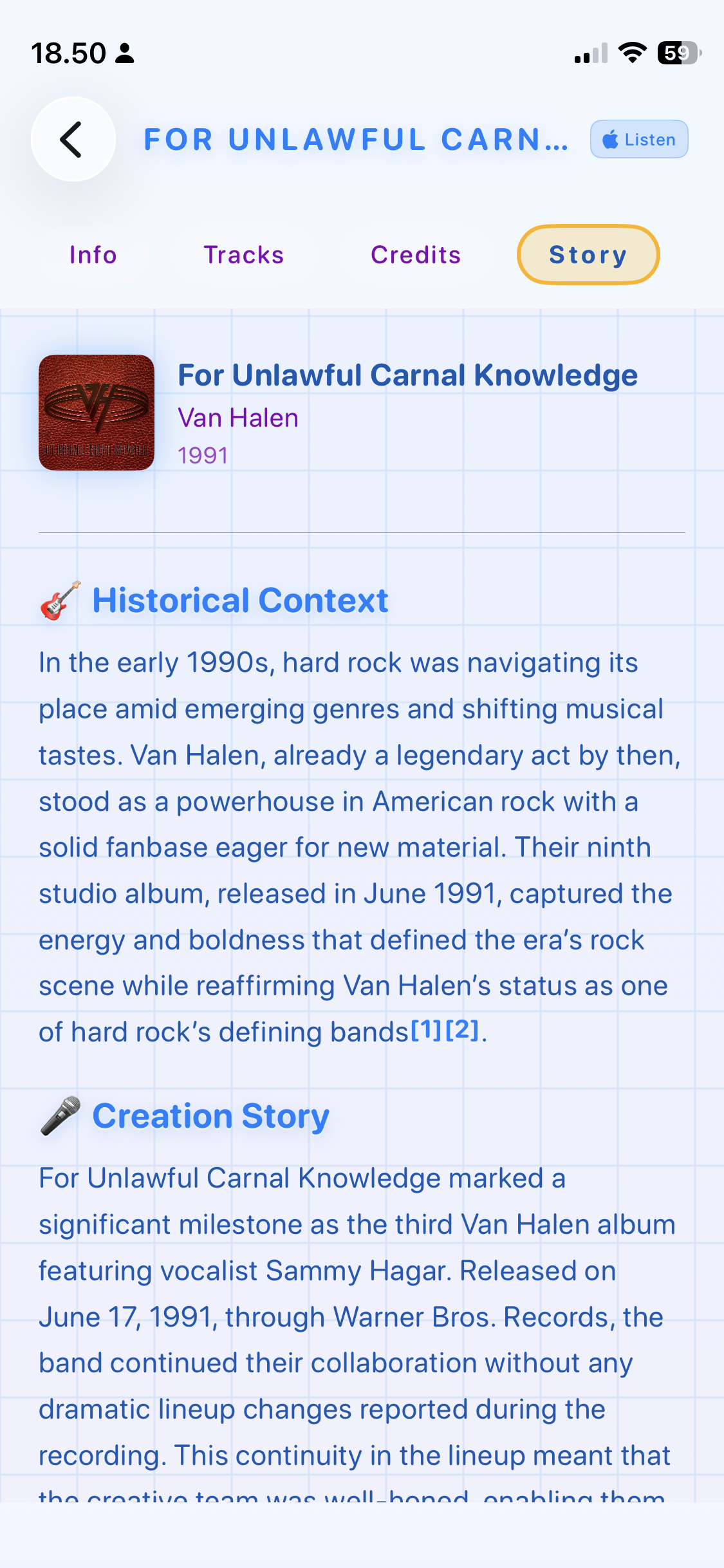 Album Stories