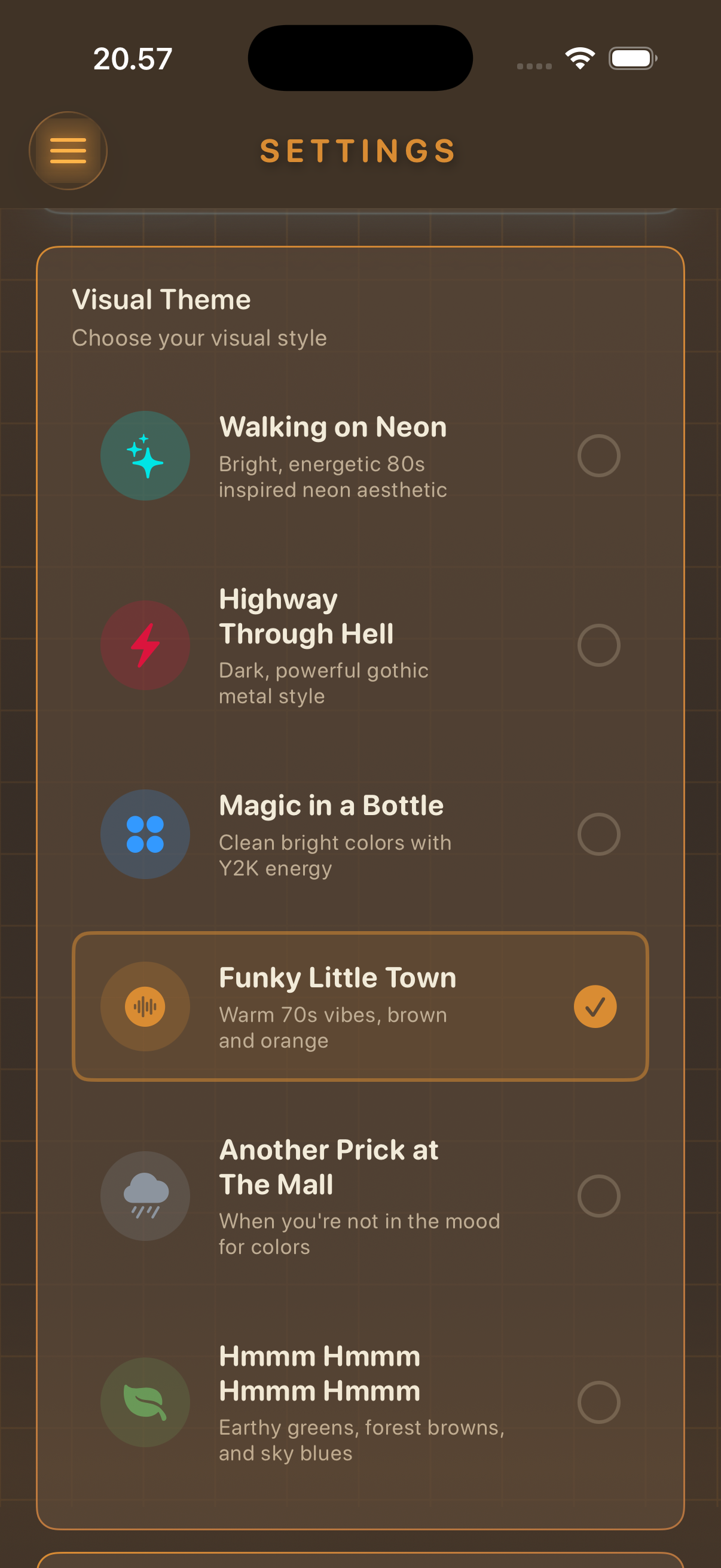 Funky Little Town theme